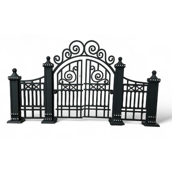 Dept 56 Village Accessories Wrought Iron City Gate 4020245 - Picture 1 of 5